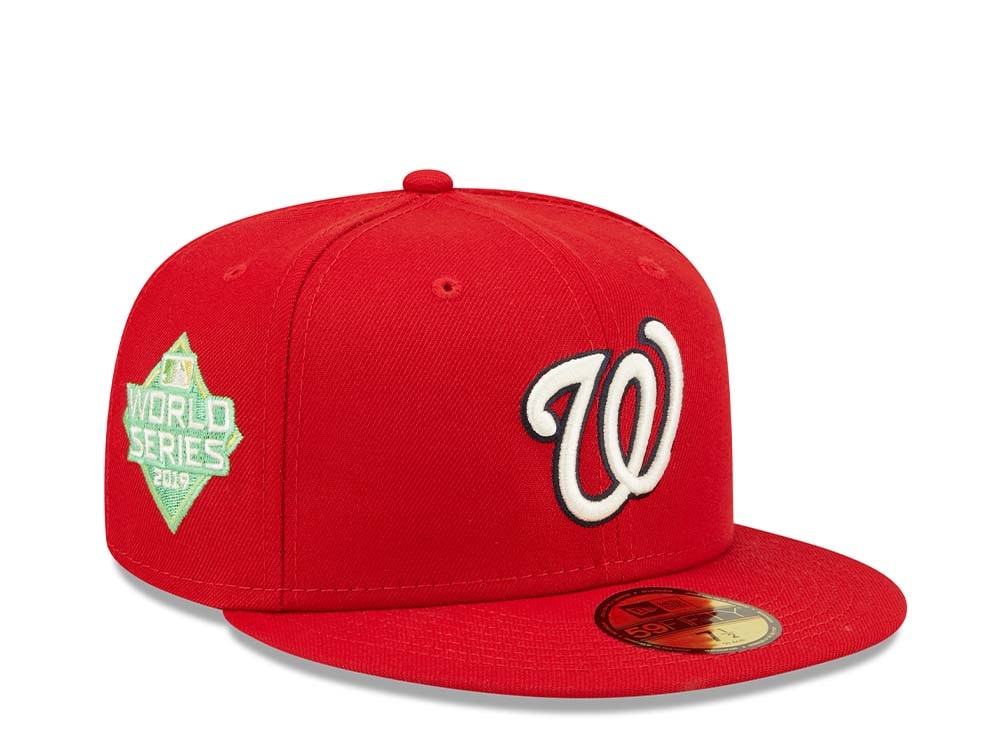 New Era Washington Nationals Citruspop Patch World Series 2019 59fifty Fitted Gorra