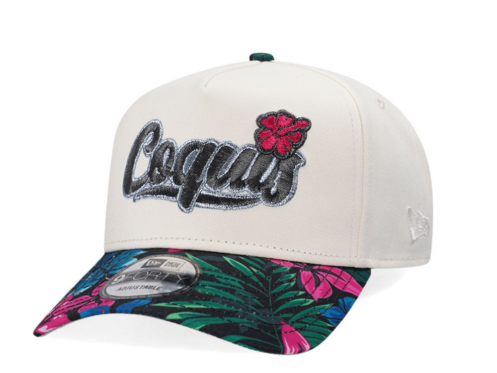 New Era Lehigh Valley Coquis Floral Chrome Edition A Frame Snapback Gorra