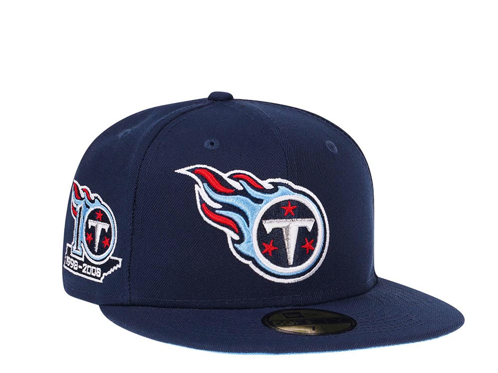 New Era Tennessee Titans 10th Anniversary Navy Edition 59Fifty Fitted Gorra