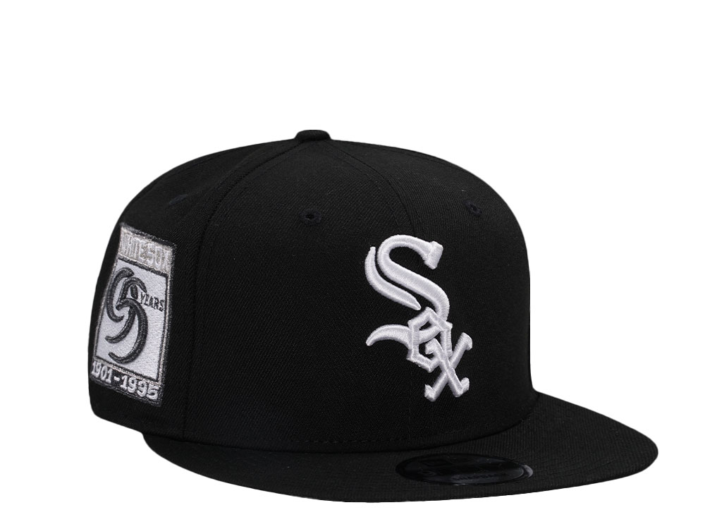 New Era Chicago White Sox 95 Years Black Metallic Edition 9Fifty Snapback Gorra