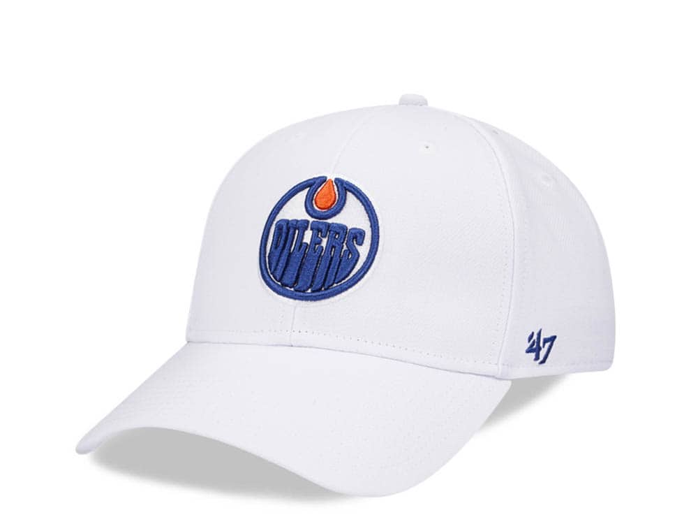 47Brand Edmonton Oilers White MVP Snapback Gorra