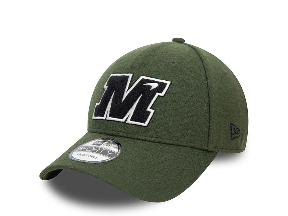 New Era McLaren Patch Olive 9Forty Strapback Gorra