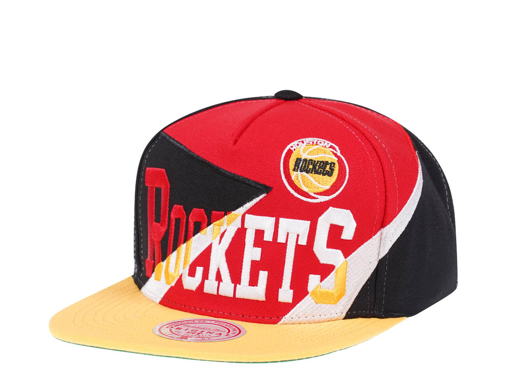 Mitchell & Ness Houston Rockets NBA Multiply Hardwood Classic Snapback Gorra