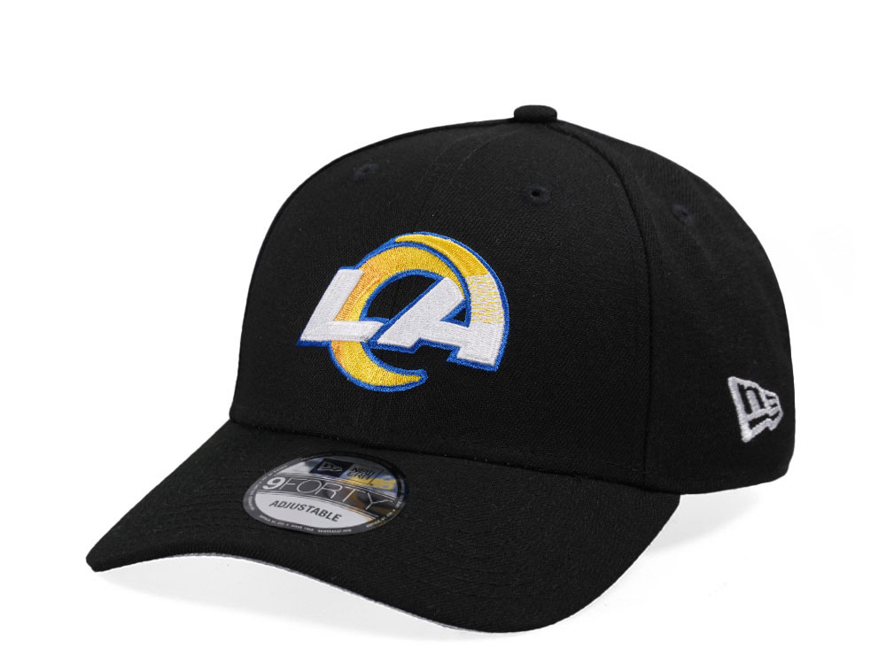 New Era Los Angeles Rams Black Classic Edition 9Forty Snapback Gorra