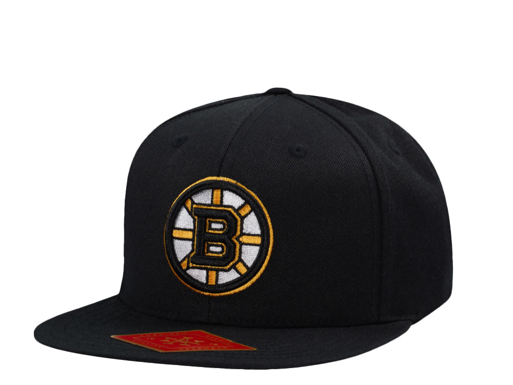 American Needle Boston Bruins Black Snapback Gorra