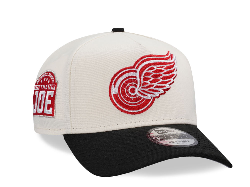 New Era Detroit Red Wings Farewell Season Joe Louis Arena Chrome Two Tone Edition 9Forty A Frame Snapback Gorra