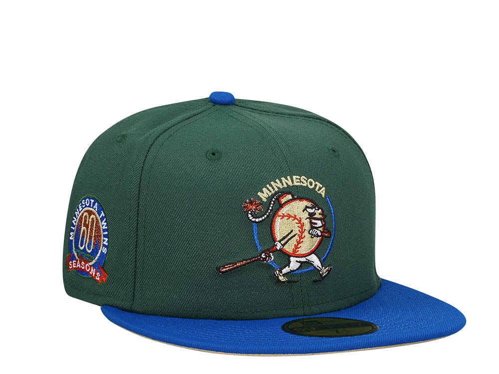 New Era Minnesota Twins 60 Season Bomba Squad Two Tone Edition 59Fifty Fitted Gorra