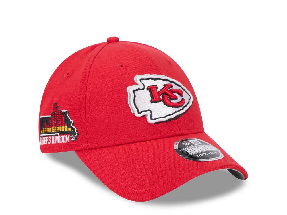 New Era Kansas City Chiefs NFL24 Draft 9Forty Stretch Snapback Gorra