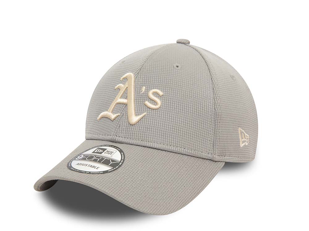 New Era Oakland Athletics Gray 9Forty Strapback Gorra