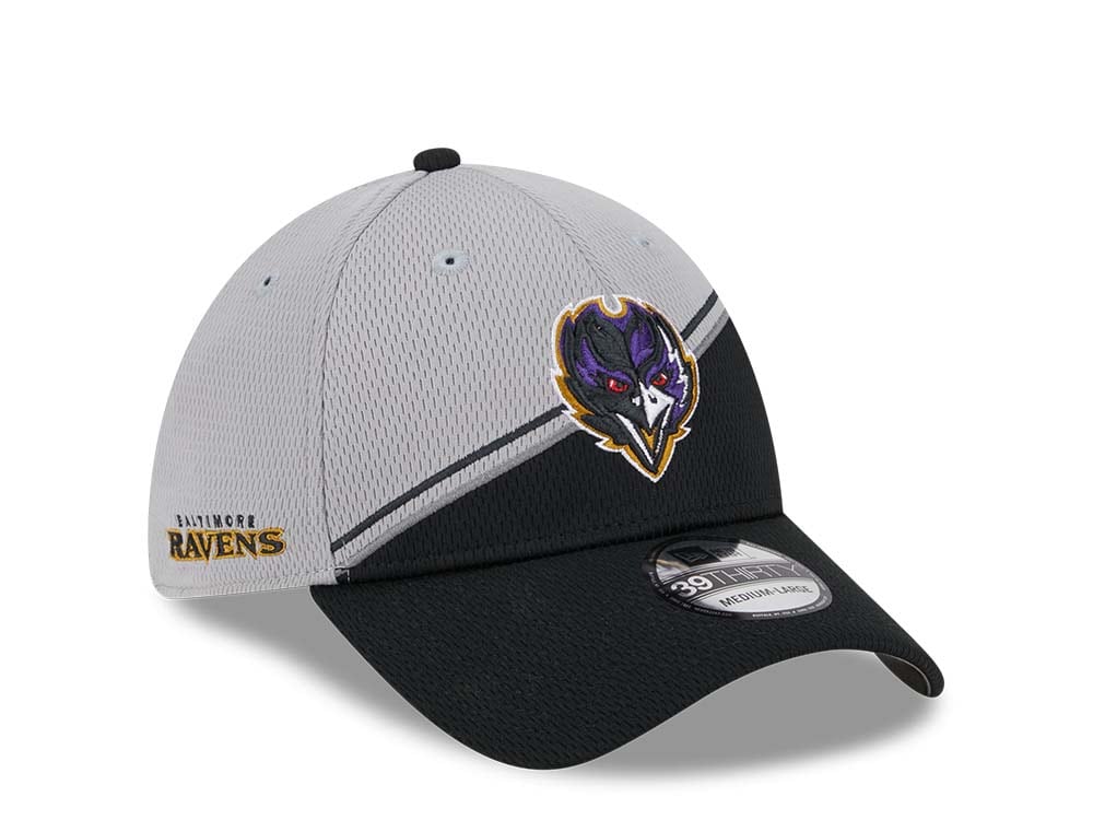 New Era Baltimore Ravens NFL Sideline 2023 39Thirty Stretch Gorra