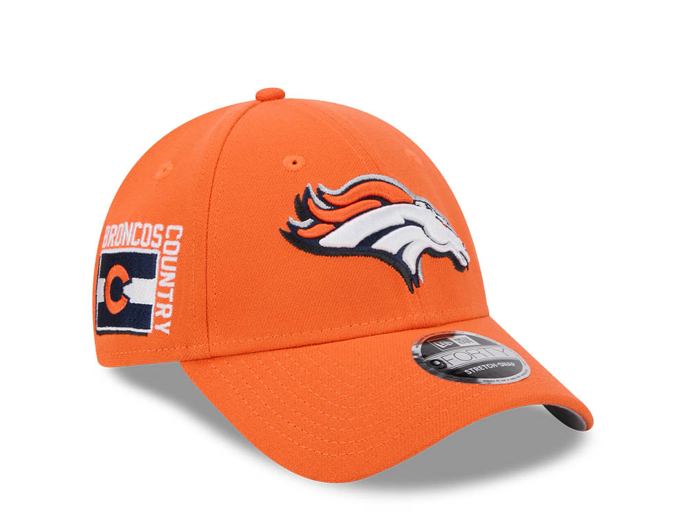 New Era Denver Broncos NFL24 Draft 9Forty Stretch Snapback Gorra