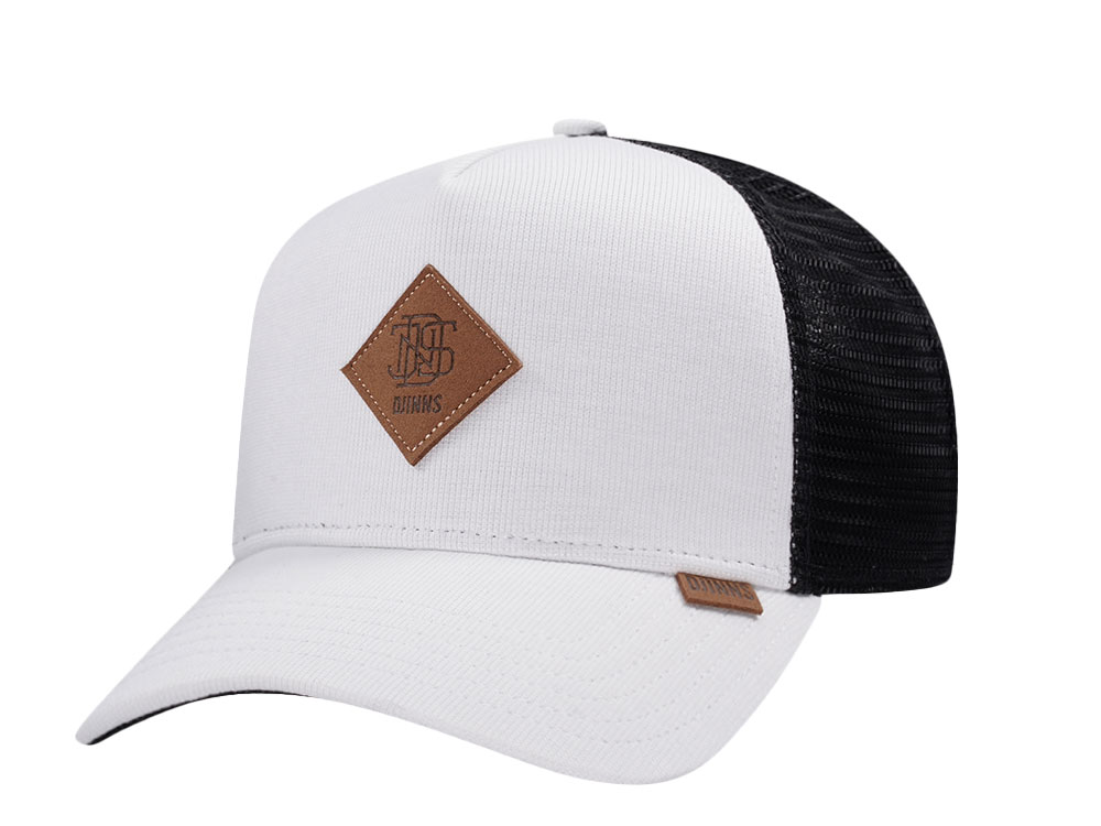 Djinns Cotton Knit White Trucker Snapback Gorra