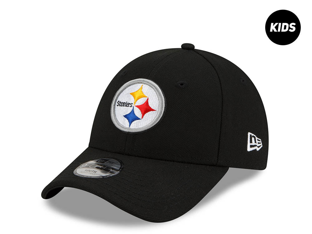 New Era Pittsburgh Steelers Black Kids 9Forty Strapback Gorra