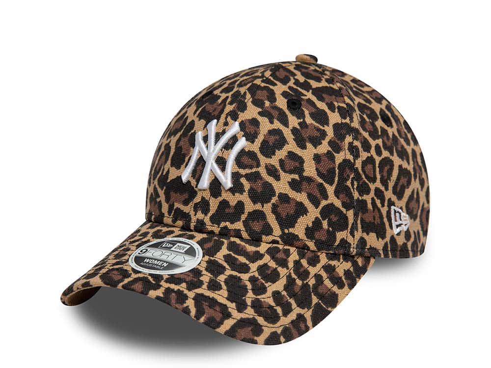 New Era New York Yankees Leopard Edition Womens 9Forty Strapback Gorra