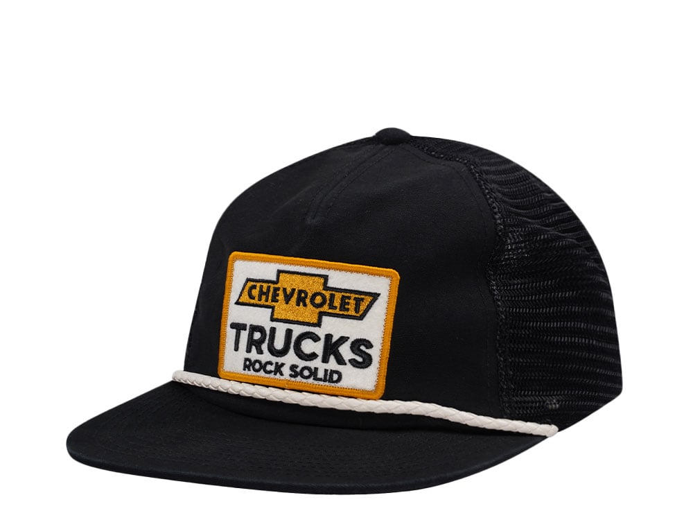 American Needle Chevrolet Wyatt Black Edition Trucker Snapback Gorra