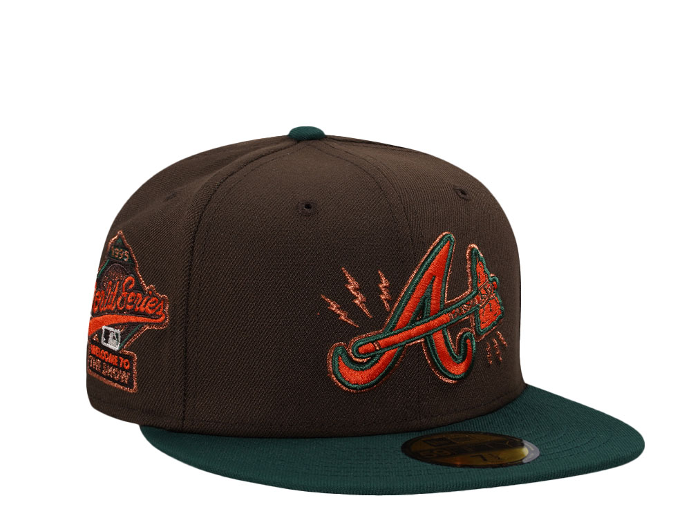 New Era Atlanta Braves World Series 1995 Electric BNB Two Tone Edition 59Fifty Fitted Gorra