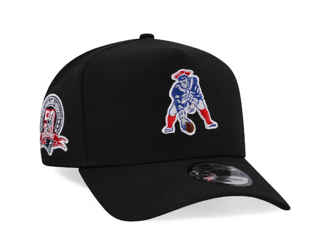 New Era New England Patriots 50th Anniversary Prime Edition 9Forty A Frame Snapback Gorra