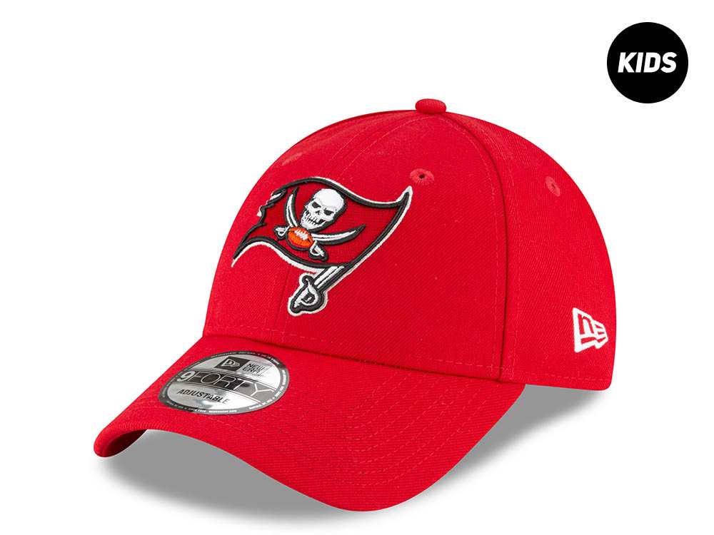 New Era Tampa Bay Buccaneers Red Kids 9Forty Strapback Gorra