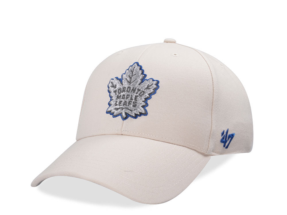 47Brand Toronto Maple Leafs Natural Metallic MVP Snapback Gorra