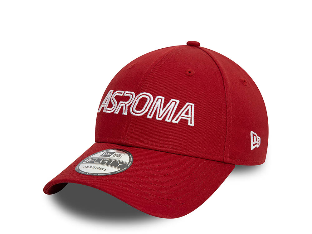 New Era AS Roma Red Script 9Forty Strapback Gorra