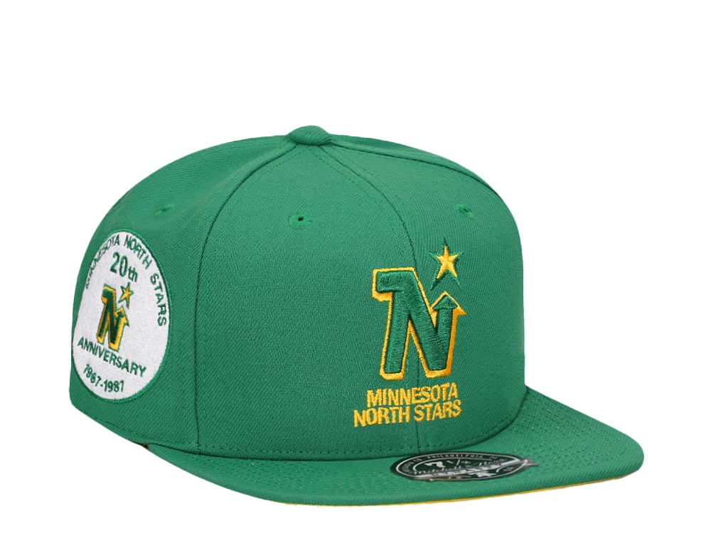 Mitchell & Ness Minnesota North Stars 20th Anniversary Vintage Edition Dynasty Fitted Gorra