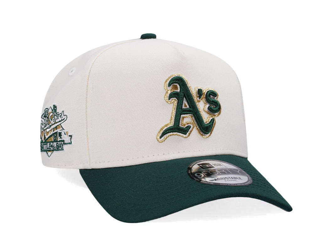 New Era Oakland Athletics World Series 1985 Chrome Two Tone Edition A Frame Snapback Gorra