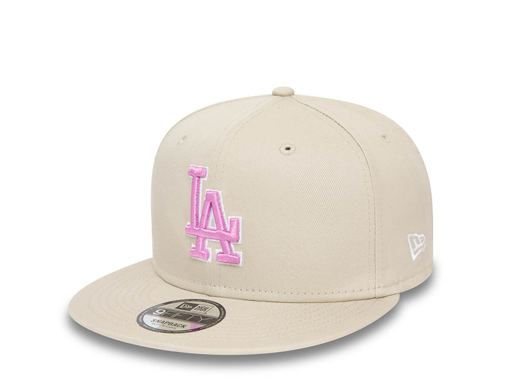 New Era Los Angeles Dodgers White Outline Olive   9Fifty Snapback Gorra