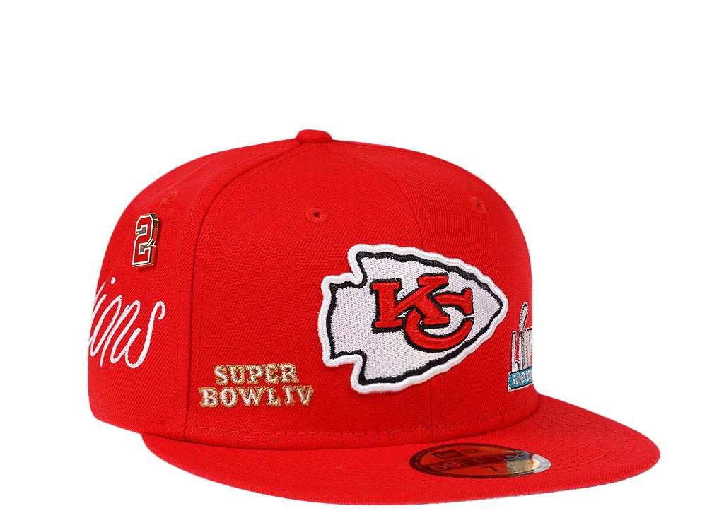 New Era Kansas City Chiefs Historicchamps Red 59Fifty Fitted Gorra