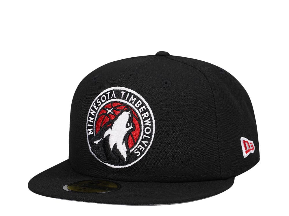 New Era Minnesota Timberwolves Black Classic Edition 59Fifty Fitted Gorra