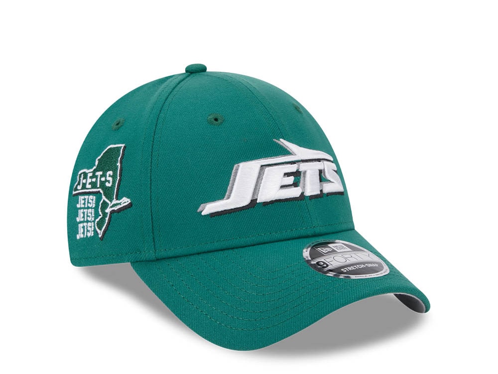 New Era New York Jets NFL24 Draft 9Forty Stretch Snapback Gorra