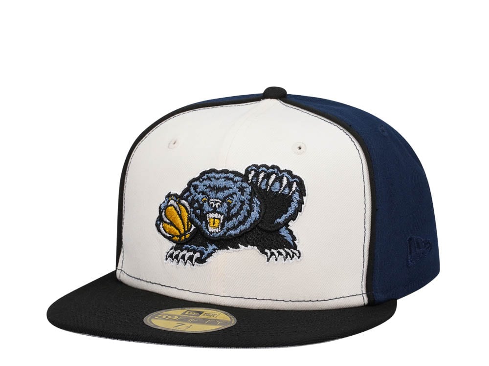 New Era Memphis Grizzlies Chrome Black Navy Two Tone Edition 59Fifty Fitted Gorra