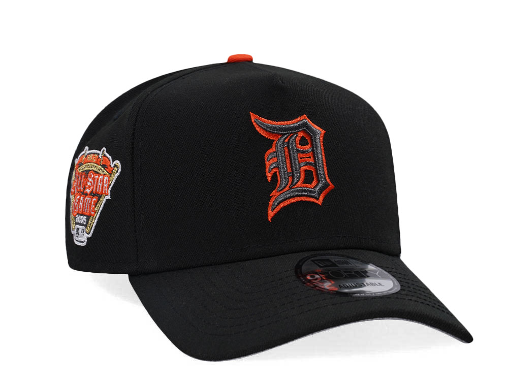 New Era Detroit Tigers Black Classic Edition A Frame Snapback Gorra