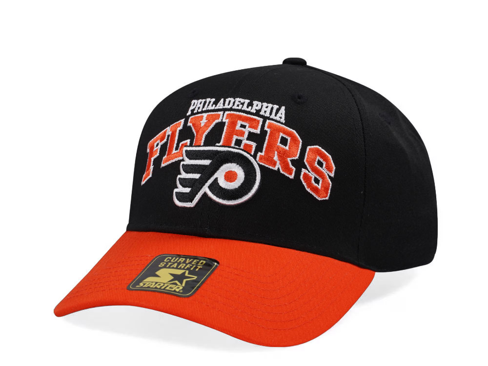 New Era Philadelphia Flyers Crowd Pleaser Edition Black Curved Snapback Gorra