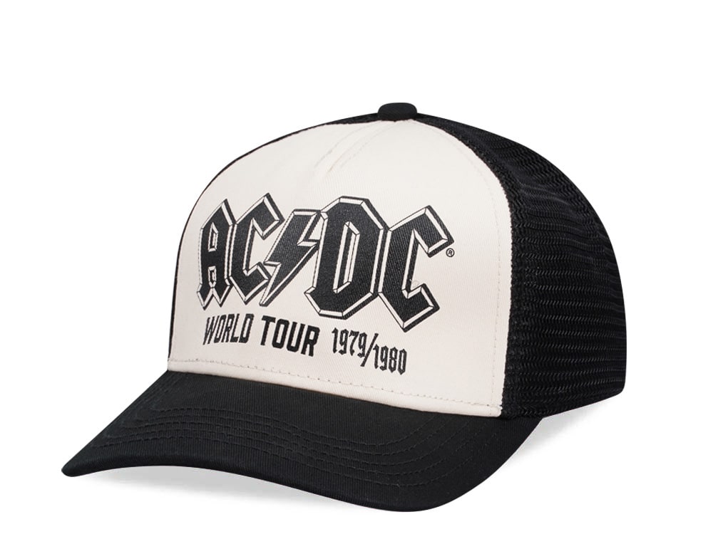 American Needle ACDC Siclair Black Trucker Snapback Gorra