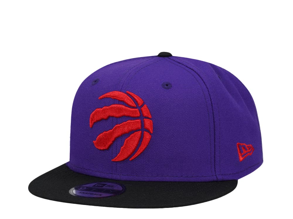 New Era Toronto Raptors Purple Two Tone Classic Edition 9Fifty Snapback Gorra