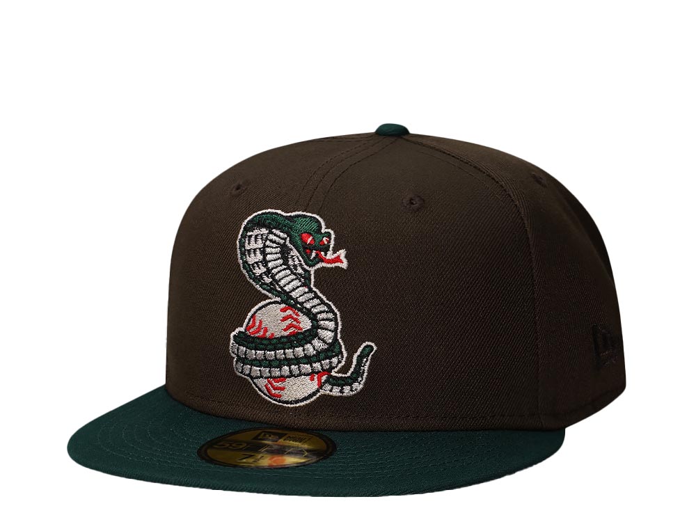 New Era Kissimmee Cobras Forrest Green Prime Edition 59Fifty Fitted Gorra