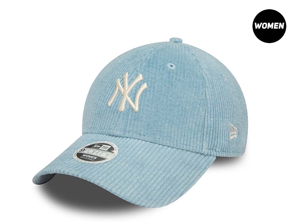 New Era New York Yankees Creme Cord Womens 9Forty Strapback Gorra