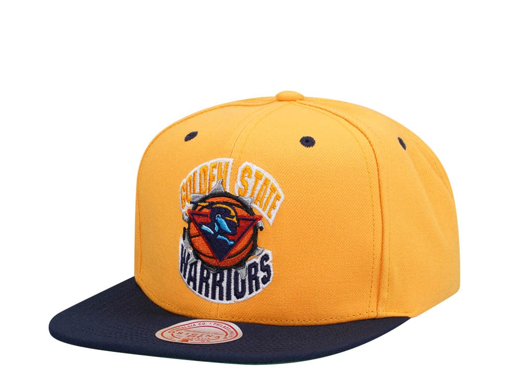 Mitchell & Ness Golden State Warriors Breakthrough Two Tone Snapback Gorra