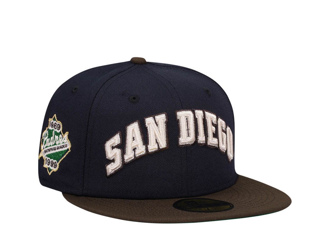 New Era San Diego Padres National League Anniversary Metallic Prime Two Tone Edition 59Fifty Fitted Gorra