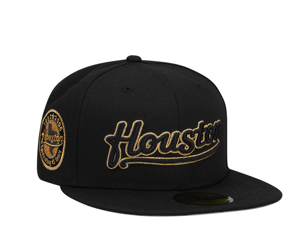 New Era Houston Astros Black Metallics Edition 59Fifty Fitted Gorra