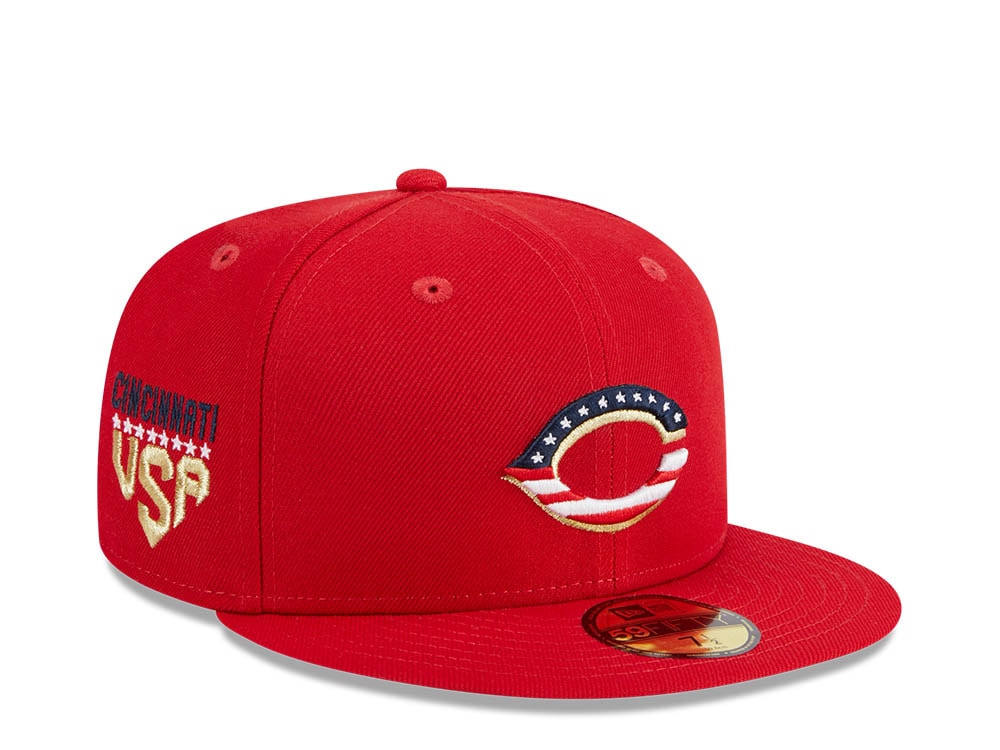 New Era Cincinnati Reds 4th of July 23 Authentic On-Field 59Fifty Fitted Gorra