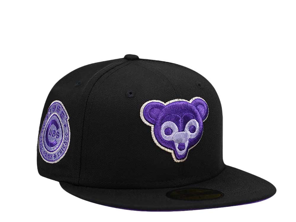 New Era Chicago Cubs All Star Game 1962 Black Purple Edition 59Fifty Fitted Gorra