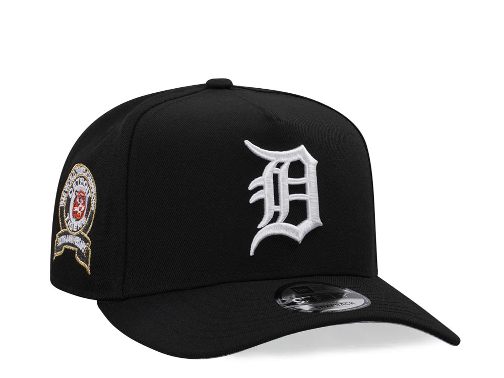 New Era Detroit Tigers 50th Anniversary Black Classic Edition A Frame 9Fifty Snapback Gorra