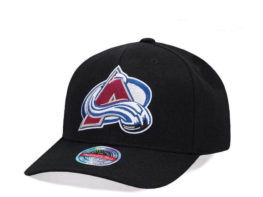 Mitchell & Ness Colorado Avalanche Hardwood Classic Red Flex Update Snapback Gorra