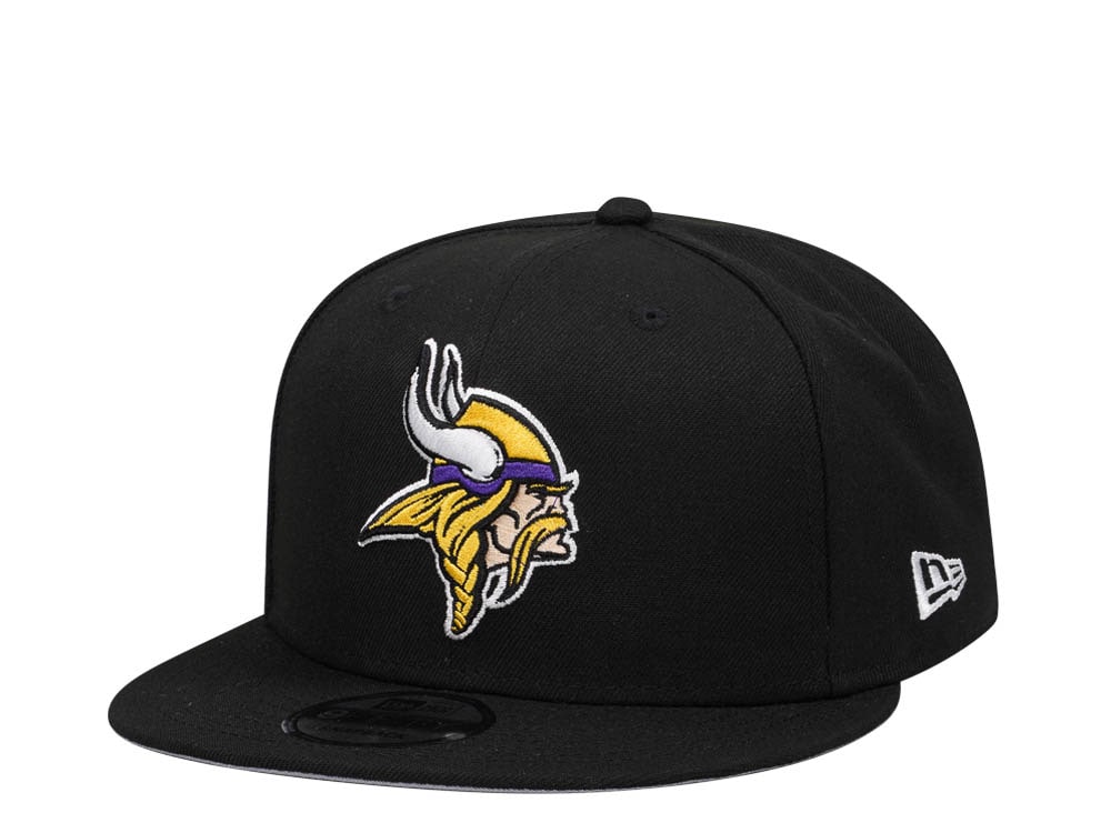 New Era Minnesota Vikings All Black Classic Edition 9Fifty Snapback Gorra