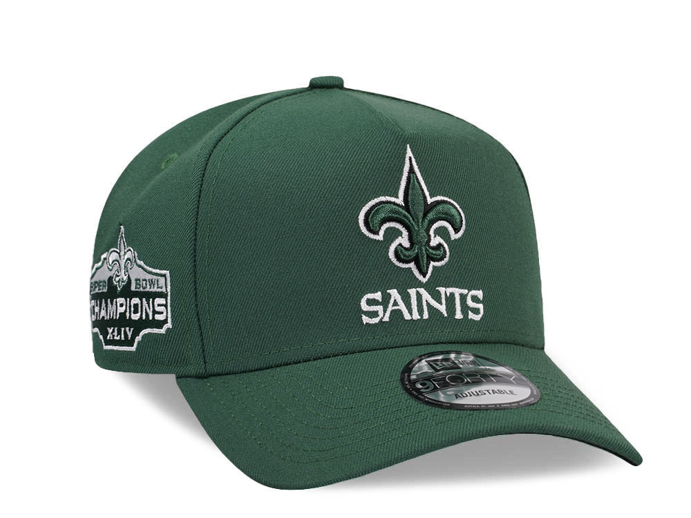 New Era New Orleans Saints Super Bowl Champions XLIV Edition 9Forty A Frame Snapback Gorra