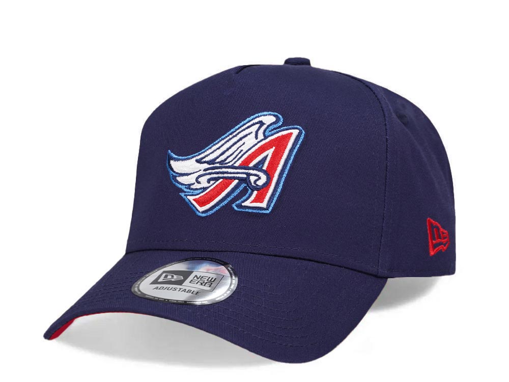 New Era Los Angeles Angels Cooperstown Blue A Frame Snapback Gorra