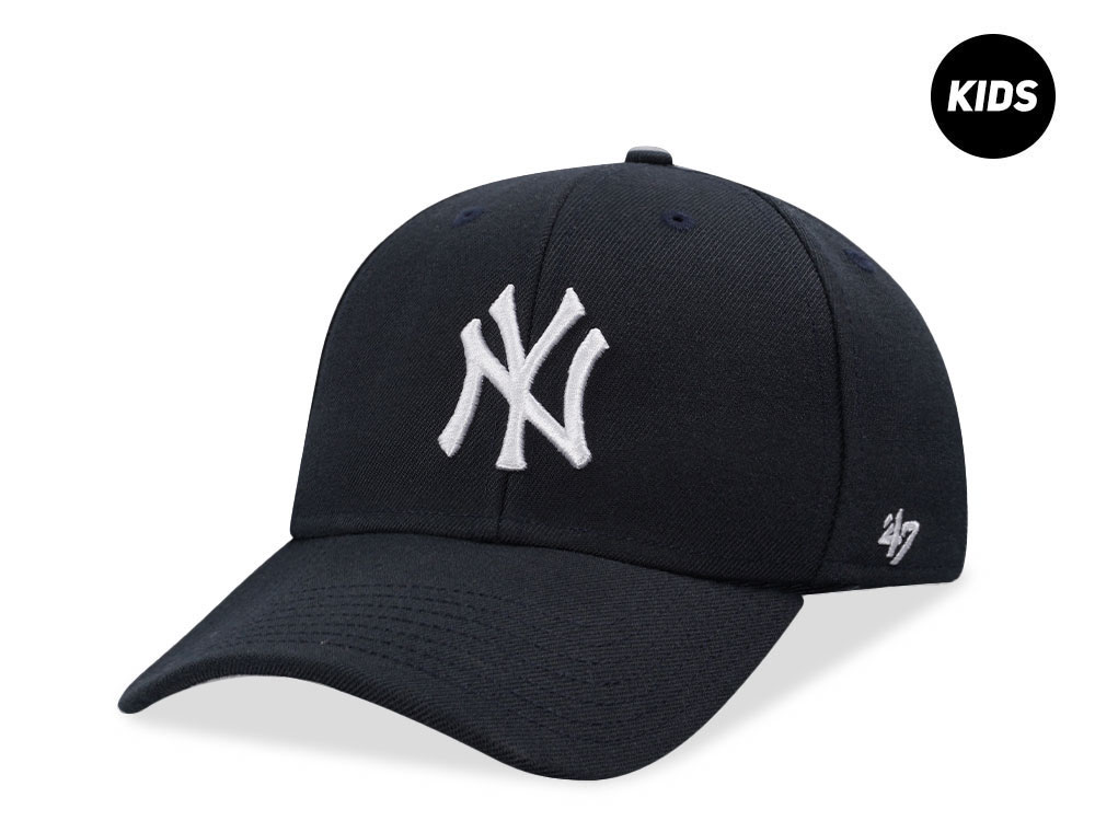 47Brand New York Yankees Navy MVP Kids Strapback Gorra