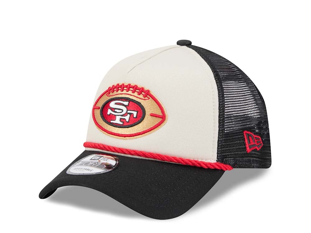 New Era San Francisco 49ers Sideline 2024 9Forty A Frame Trucker Snapback Gorra