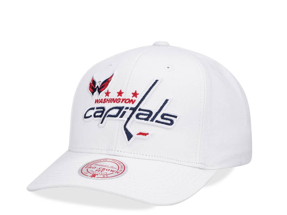 Mitchell & Ness Washington Capitals All in Pro White Snapback Gorra